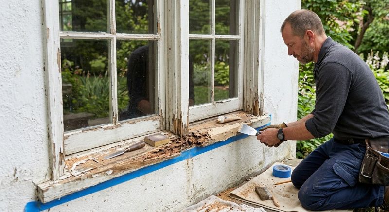 Window Sill Repair in Wilmington, NC