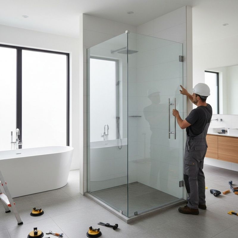 Shower Door Installation in Conroe, TX